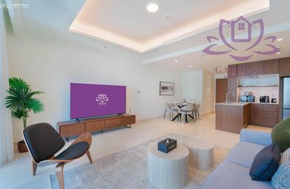 Apartment - 1 - 1 for rent in Palace Beach Residence Tower 1 - Palace Beach Residence - Emaar Beachfront - Dubai Harbour - Dubai