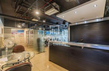 Office Space - Studio - 1 Bathroom for rent in Clover Bay Tower - Business Bay - Dubai