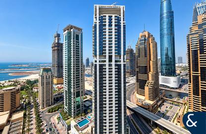 Apartment - 2 - 3 for sale in Skyview Tower - Dubai Marina - Dubai