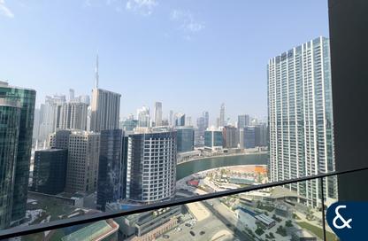 Apartment - Studio - 1 Bathroom for rent in Peninsula Two - Peninsula - Business Bay - Dubai