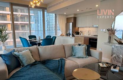 شقة - 3 غرف نوم - 3 حمامات للايجار في برج Beach Isle 2 - بيتش آيل - إعمار بيتشفرونت - دبي هاربور - دبي