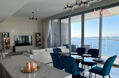 Apartment - 3 Bedrooms - 3 Bathrooms for rent in Beach Isle Tower 2 - Beach Isle - EMAAR Beachfront - Dubai Harbour - Dubai