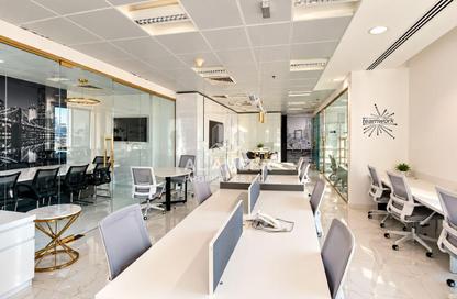 Office Space - Studio - 1 for rent in Al Habtoor Business Tower - Dubai Marina - Dubai