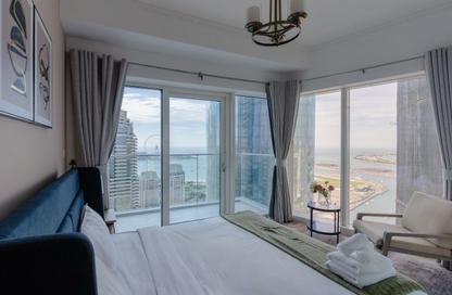 Apartment - 2 - 3 for rent in Damac Heights - Dubai Marina - Dubai
