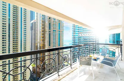 Apartment - 3 Bedrooms - 4 Bathrooms for rent in Al Seef Tower - Dubai Marina - Dubai