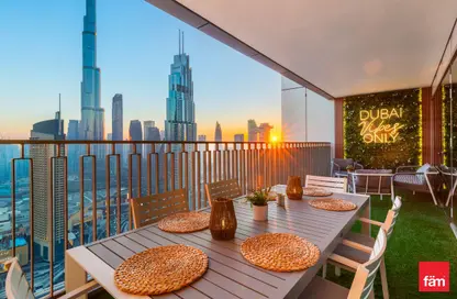 Apartment - 3 Bedrooms - 4 Bathrooms for rent in Downtown Views II Tower 1 - Downtown Views II - Zabeel 2 - Zabeel - Dubai