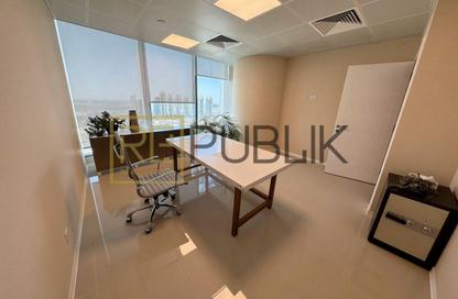 Business Centre - Studio - 2 Bathrooms for rent in Addax port office tower - City Of Lights - Al Reem Island - Abu Dhabi