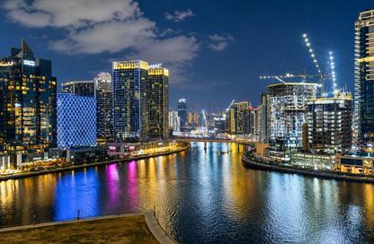 Apartment - 1 Bedroom - 1 Bathroom for rent in Peninsula Three - Peninsula - Business Bay - Dubai