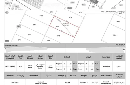 Land - Studio for sale in Al Bahia Hills - Al Bahia - Ajman