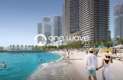 شقة - 2 غرف نوم - 2 حمامات للبيع في برج Seapoint 1 - سي بوينت - إعمار بيتشفرونت - دبي هاربور - دبي