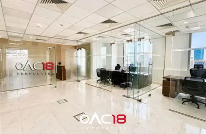 Office Space - Studio - 1 Bathroom for rent in The Prism - Business Bay - Dubai