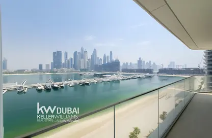 Apartment - 3 Bedrooms - 4 Bathrooms for rent in Palace Beach Residence Tower 1 - Palace Beach Residence - Emaar Beachfront - Dubai Harbour - Dubai