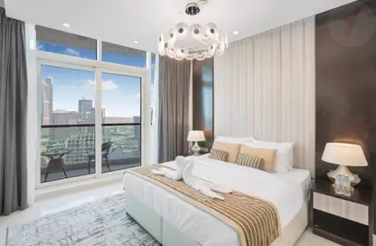 شقة - 2 غرف نوم - 2 حمامات للايجار في برج أبر كريست - وسط مدينة دبي - دبي