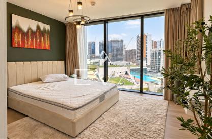 Apartment - 1 - 1 for rent in Waves Grande - Sobha Hartland - Mohammed Bin Rashid City - Dubai