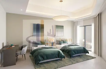 Apartment - 2 Bedrooms - 3 Bathrooms for sale in Tower C1 - Ajman Pearl Towers - Ajman Downtown - Ajman