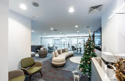 Office Space - Studio - 1 Bathroom for rent in The Binary Tower - Business Bay - Dubai