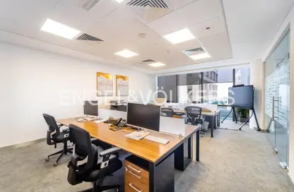 Office Space - Studio - 1 Bathroom for rent in South Tower - Emirates Financial Towers - DIFC - Dubai