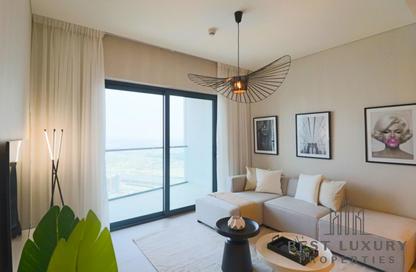 Apartment - 1 - 2 for rent in Waves Grande - Sobha Hartland - Mohammed Bin Rashid City - Dubai