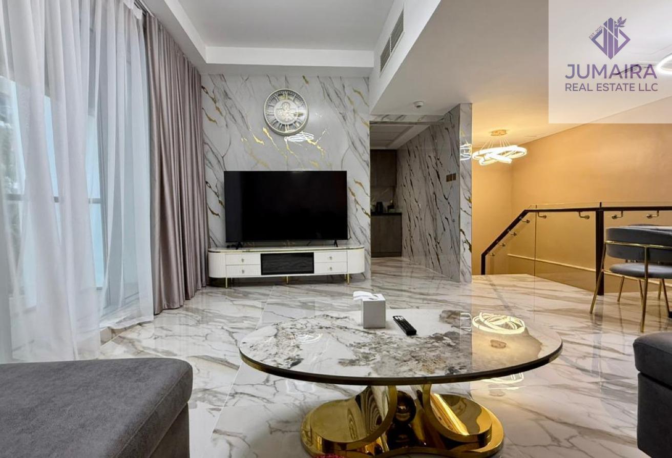 Fully Furnished Luxury Duplex Partially sea view