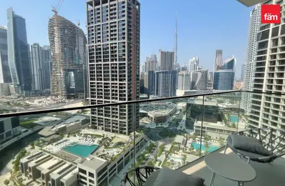 Apartment - 1 Bathroom for rent in Peninsula Five - Peninsula - Business Bay - Dubai