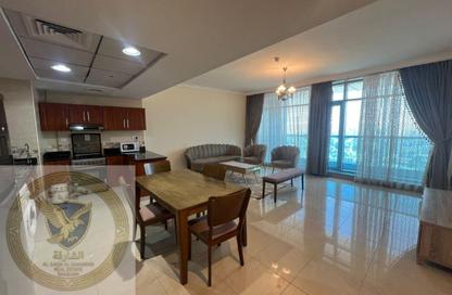 Apartment - 1 Bedroom - 2 Bathrooms for rent in Ajman Corniche Residences - Ajman Corniche Road - Ajman