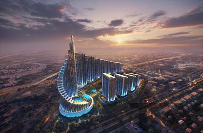 Apartment - Studio - 1 Bathroom for sale in Binghatti Skyflame 2 - Binghatti Skyflame - Majan - Dubai Land - Dubai