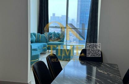 Apartment - 1 Bedroom - 2 Bathrooms for rent in Corniche Tower - Ajman Corniche Road - Ajman