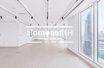 Office Space - Studio - 4 Bathrooms for rent in Al Habtoor Business Tower - Dubai Marina - Dubai