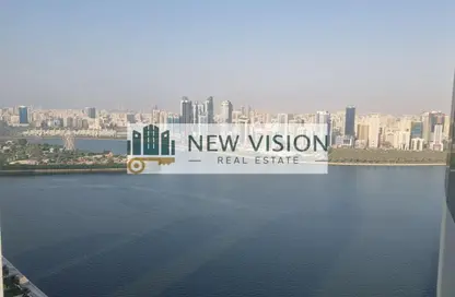 Apartment - 2 Bedrooms - 3 Bathrooms for rent in Thuraya Al Majaz Building - Al Majaz 3 - Al Majaz - Sharjah