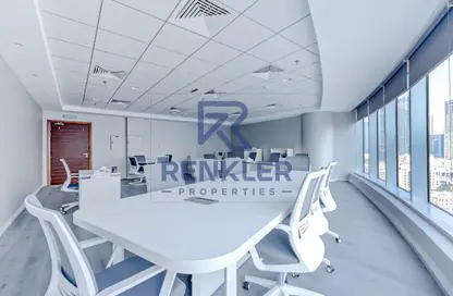 Office Space - Studio - 1 Bathroom for rent in The Prime Tower - Business Bay - Dubai