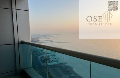 Apartment - 2 Bedrooms - 2 Bathrooms for sale in Corniche Tower - Ajman Corniche Road - Ajman