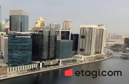 شقة - غرفة نوم - 1 حمام للبيع في بنينسولا ثري - بنينسولا - الخليج التجاري - دبي