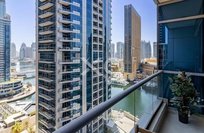 Apartment - 1 Bedroom - 2 Bathrooms for rent in Bay Central Tower West - Bay Central - Dubai Marina - Dubai