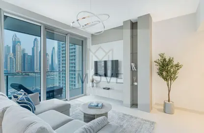 شقة - غرفة نوم - 2 حمامات للايجار في برج Beach Isle 1 - بيتش آيل - إعمار بيتشفرونت - دبي هاربور - دبي شقة - غرفة نوم - 2 حمامات للايجار في برج Beach Isle 1 - بيتش آيل - إعمار بيتشفرونت - دبي هاربور - دبي