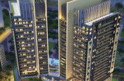 Apartment - 1 Bedroom - 2 Bathrooms for sale in Butterfly Towers - Arjan - Dubai