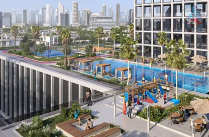 Apartment - Studio - 1 Bathroom for sale in Binghatti Vintage - Majan - Dubai Land - Dubai