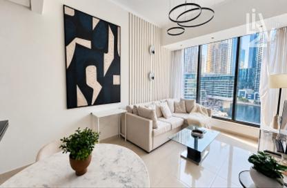 Apartment - 1 - 2 for rent in Silverene Tower B - Silverene - Dubai Marina - Dubai