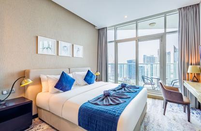Apartment - Studio - 1 Bathroom for rent in Damac Maison Prive B - Damac Maison Prive - Business Bay - Dubai
