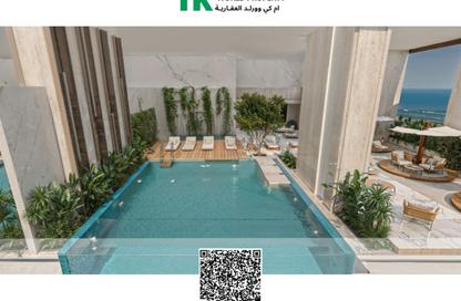 Apartment - 1 Bedroom - 2 Bathrooms for sale in Corniche Tower - Ajman Corniche Road - Ajman