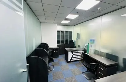 Office Space - Studio - 1 Bathroom for rent in Clover Bay Tower - Business Bay - Dubai