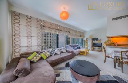 Apartment - 1 Bedroom - 2 Bathrooms for rent in Shemara Tower - Marina Promenade - Dubai Marina - Dubai