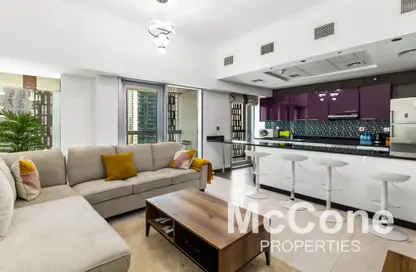 شقة - 2 غرف نوم - 3 حمامات للايجار في (برج كيان (إنفينيتي - دبي مارينا - دبي