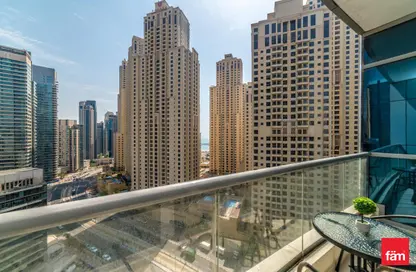 Apartment - 1 Bedroom - 2 Bathrooms for rent in Bay Central West - Bay Central - Dubai Marina - Dubai