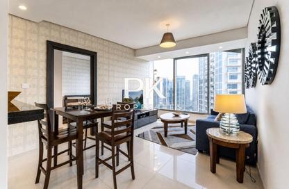 Apartment - 1 - 2 for rent in Silverene Tower B - Silverene - Dubai Marina - Dubai