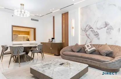 شقة - غرفة نوم - 2 حمامات للايجار في بوديوم برج فيوز - برج فيوز - وسط مدينة دبي - دبي