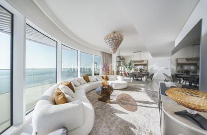 Apartment - 3 Bedrooms - 4 Bathrooms for rent in Grand Bleu Tower 1 - Emaar Beachfront - Dubai Harbour - Dubai