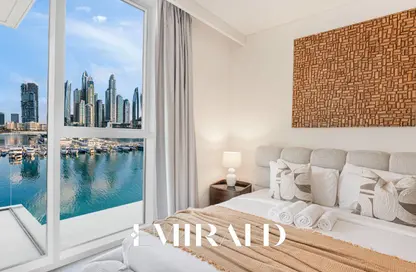 شقة - غرفة نوم - 1 حمام للايجار في برج بيتش مانشن 1 - قصر الشاطئ - إعمار بيتشفرونت - دبي هاربور - دبي