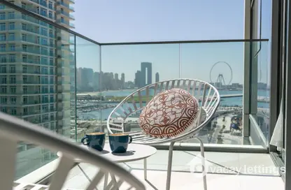 شقة - غرفة نوم - 1 حمام للايجار في برج Beach Vista 1 - بيتش فيستا - إعمار بيتشفرونت - دبي هاربور - دبي