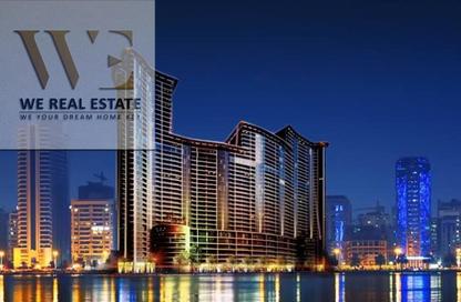 Apartment - 2 Bedrooms - 3 Bathrooms for sale in Corniche Tower - Ajman Corniche Road - Ajman