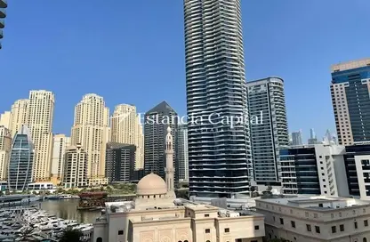 شقة - 2 غرف نوم - 3 حمامات للايجار في برج مانشستر - دبي مارينا - دبي